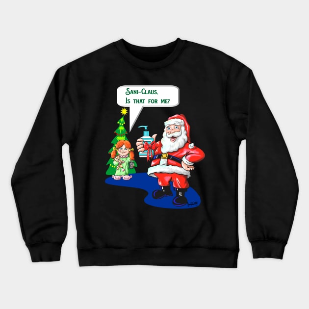 Funny Santa Claus original santa Crewneck Sweatshirt by SidneyTees